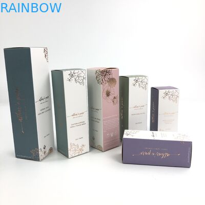 Màng UV bóng mờ tùy chỉnh với các tông trắng dày 400g cho mẫu mỹ phẩm Bao bì hộp giấy dầu Argan