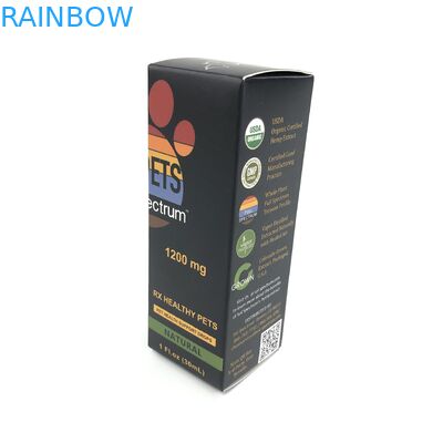 Phim bóng tùy chỉnh với các tông trắng có độ dày 400g cho các loại chai lọ đựng thuốc trang sức Hộp giấy bao bì