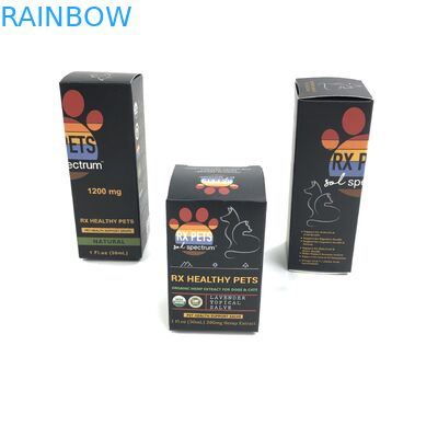 Phim bóng tùy chỉnh với các tông trắng có độ dày 400g cho các loại chai lọ đựng thuốc trang sức Hộp giấy bao bì