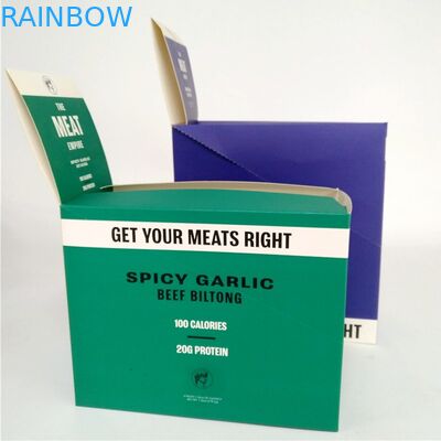 Bò in tùy chỉnh Bộ sưu tập Biltong Hộp giấy Bánh sô cô la Hộp trưng bày các tông sóng