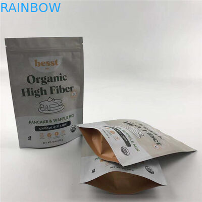 Đứng lên Túi Zipper với Window Doypack cho Trái cây Khô