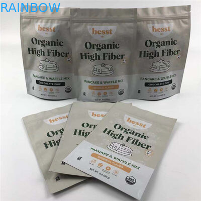 Đứng lên Túi Zipper với Window Doypack cho Trái cây Khô