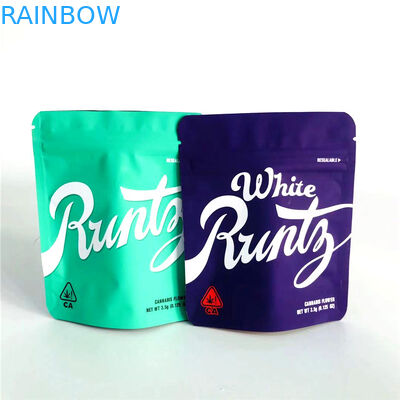 Tùy chỉnh được chấp nhận cổ phiếu Bao bì kẹo cao su Túi mềm cảm ứng đứng lên