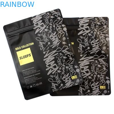 In logo quảng cáo Áo phông có dây kéo Khóa zip trong suốt Bao bì Opp Túi Poly