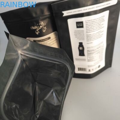 Matt Gold VMPET 300g nhôm foil Zipper Bag 100mircon