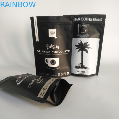 Matt Gold VMPET 300g nhôm foil Zipper Bag 100mircon