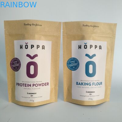 Đứng lên MPET CMYK Túi đóng gói hạt cà phê 200 microns