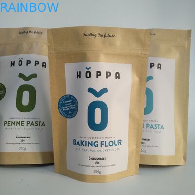 Đứng lên MPET CMYK Túi đóng gói hạt cà phê 200 microns