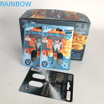 Rhino 99 500k Thẻ Rhino 3D lỗ đôi cho thuốc tăng cường nam giới