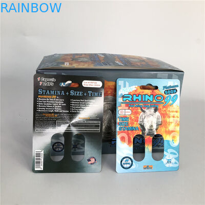 Rhino 99 500k Thẻ Rhino 3D lỗ đôi cho thuốc tăng cường nam giới