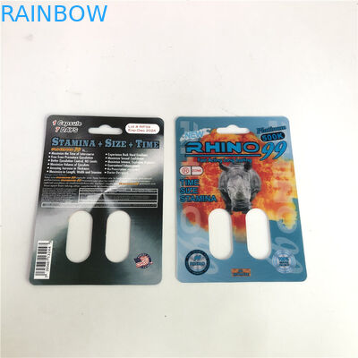 Rhino 99 500k Thẻ Rhino 3D lỗ đôi cho thuốc tăng cường nam giới