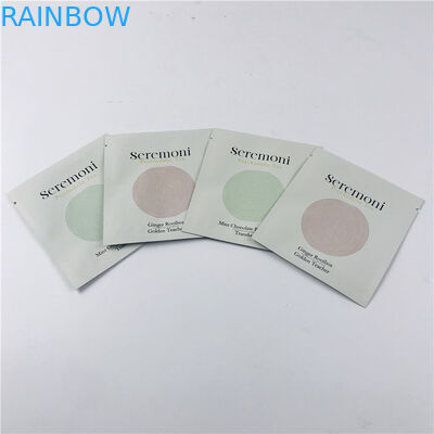 Túi bao bì kín ba mặt nhỏ tùy chỉnh có dây kéo Các gói nhỏ để đóng gói trà