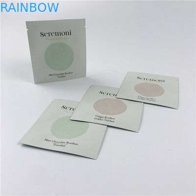 Túi bao bì kín ba mặt nhỏ tùy chỉnh có dây kéo Các gói nhỏ để đóng gói trà