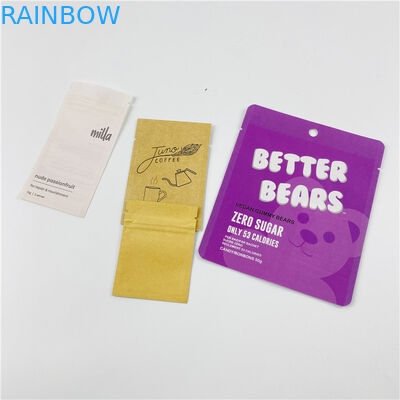 In kỹ thuật số MOPP Túi phẳng có thể phân hủy Ziplock 23x35cm