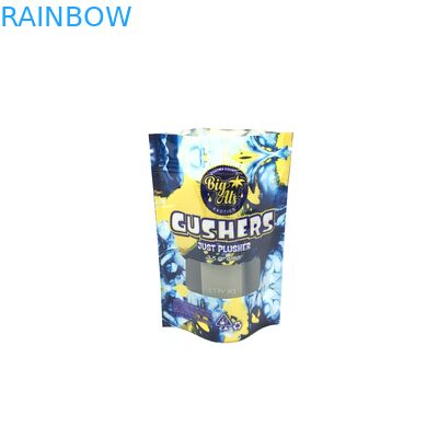 Biểu trưng tùy chỉnh cho hạt giống bột mì có dây kéo Bolsa Sac Plastique Đứng lên Túi Túi Cửa sổ Mỹ phẩm