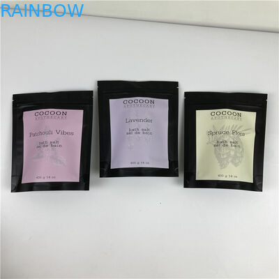 Túi giấy bạc đựng muối tắm 32 Oz Bao bì Túi đứng có thể mở rộng / 250g Coffee Body Scrub Pouch