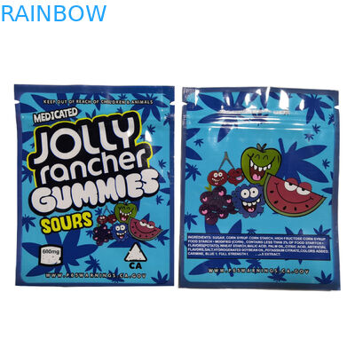 200mic CBD Gummies Kẹo Mylar Túi THC Cần sa