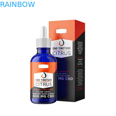 Giấy đen CMYK 10ml Chai nhỏ giọt Hộp ống 200mic