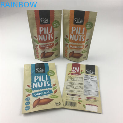 Túi Mylar Ziplock nhiều lớp có thể kéo dài được, Trà Doypack Matcha