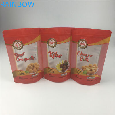 Cửa sổ mờ 120micron VMPET Túi Ziplock bằng nhôm CMYK