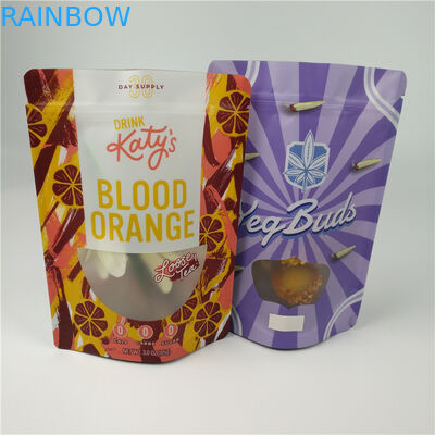 Thoát Ziplock Edibles Túi bao bì Mylar In ống đồng