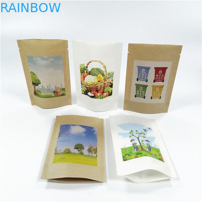 Giấy Kraft MOPP VMPET Túi Ziplock đứng lên 18x26cm