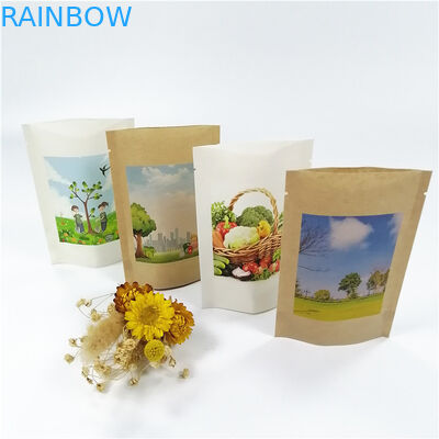 Túi bao bì giấy Kraft 100mircon VMPET phân hủy sinh học