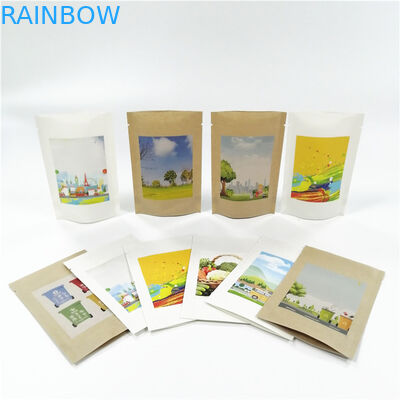 Túi bao bì giấy Kraft 100mircon VMPET phân hủy sinh học