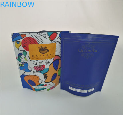 Dấu chân không Logo tùy chỉnh Ziplock Bao bì Túi in kỹ thuật số