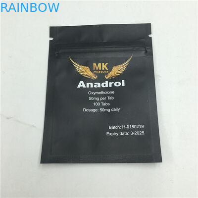 Zipper Matte Snack Túi nhựa Bao bì In Ba mặt Kín