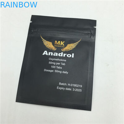 Zipper Matte Snack Túi nhựa Bao bì In Ba mặt Kín