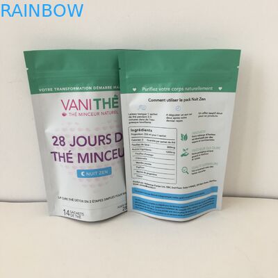 Giấy nhôm Đứng lên Dây kéo Túi đồ ăn nhẹ Bao bì In kỹ thuật số