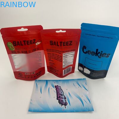 Dầu CBD trong suốt Cửa sổ Mylar Giấy bạc Bao bì bằng nhựa cho trẻ em