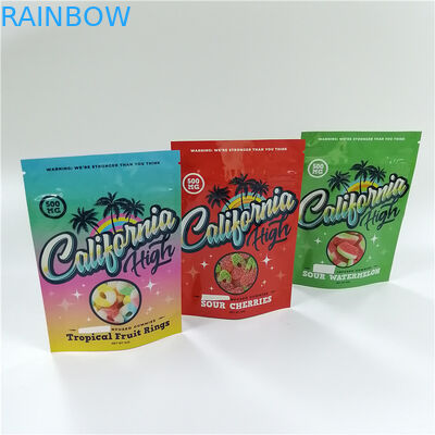 CBD Flower Herbs Ziplock Three Side Seal Túi tùy chỉnh In nhiều lớp