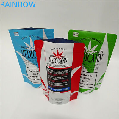 CBD Flower Herbs Ziplock Three Side Seal Túi tùy chỉnh In nhiều lớp