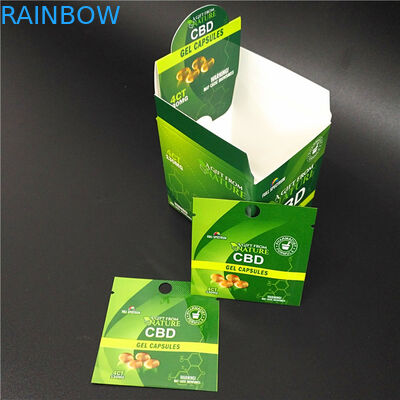 CBD Flower Herbs Ziplock Three Side Seal Túi tùy chỉnh In nhiều lớp