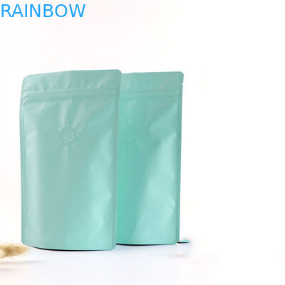 In ống đồng Mờ hoàn thiện bằng nhôm foil Zipper Túi cà phê có van