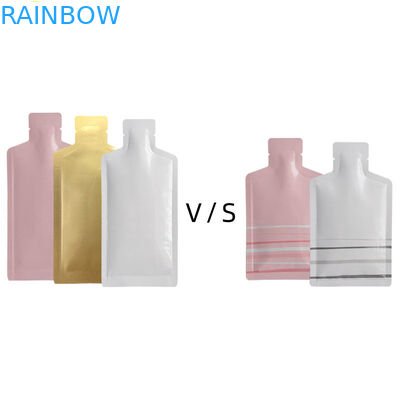 5ml Mẫu mỹ phẩm 3 bên Seal Túi phẳng bằng nhựa có thể phân hủy sinh học