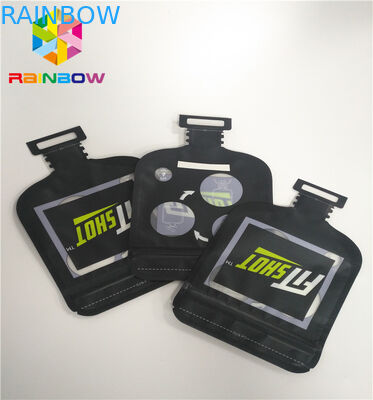 Bao bì kẹo Hình dạng bất thường Túi nhựa tùy chỉnh có dây kéo