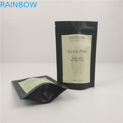 Chống ẩm 14 Oz Túi đựng giấy bạc có thể kéo lại bằng dây kéo để tẩy tế bào chết toàn thân