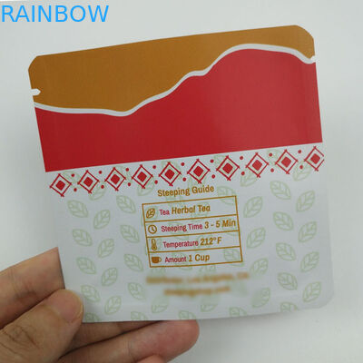 Trà Mylar Con dấu nhiệt Túi nhôm Giấy bạc Thực phẩm Cấp chống mùi In ống đồng