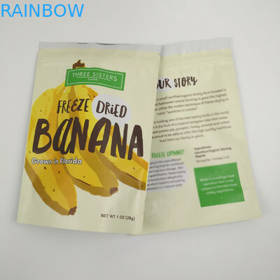 Nhựa tùy chỉnh khô trái cây nhôm đứng lên túi ống đồng in