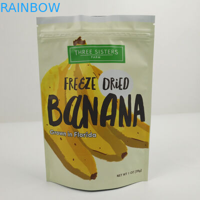 Nhựa tùy chỉnh khô trái cây nhôm đứng lên túi ống đồng in