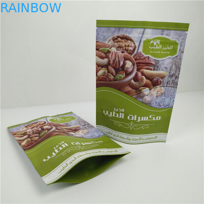 MOPP nhôm foil tùy chỉnh túi đứng có dây kéo Bằng chứng độ ẩm cho các loại hạt