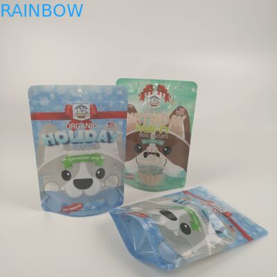 Bánh quy cho chó Mylar Đứng lên Bao bì thức ăn cho thú cưng Logo tùy chỉnh