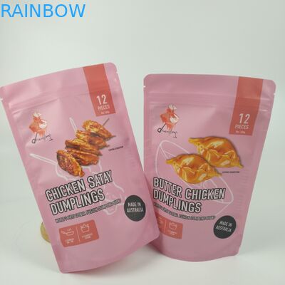 Cà phê Matt Dây kéo Túi đựng hàng rào in tùy chỉnh Tự đứng nhiều lớp