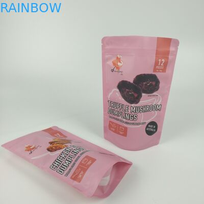 Cà phê Matt Dây kéo Túi đựng hàng rào in tùy chỉnh Tự đứng nhiều lớp