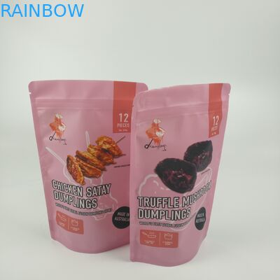 Cà phê Matt Dây kéo Túi đựng hàng rào in tùy chỉnh Tự đứng nhiều lớp