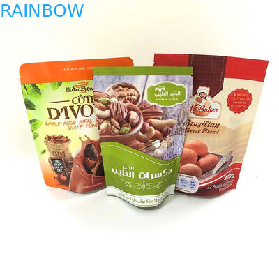 Đứng lên Dây kéo Túi nhôm Lá nhôm Hàng đầu Túi Mylar Chống mùi Được in tùy chỉnh