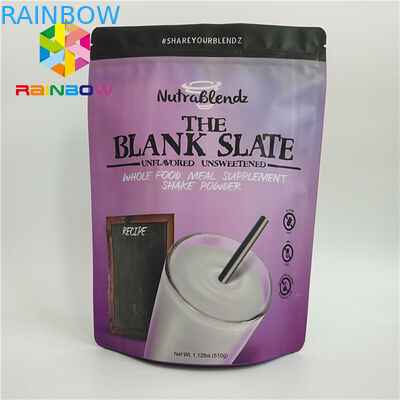 Bao bì thực phẩm Khóa zip nhựa mờ Túi đứng lên cho kẹo hạt